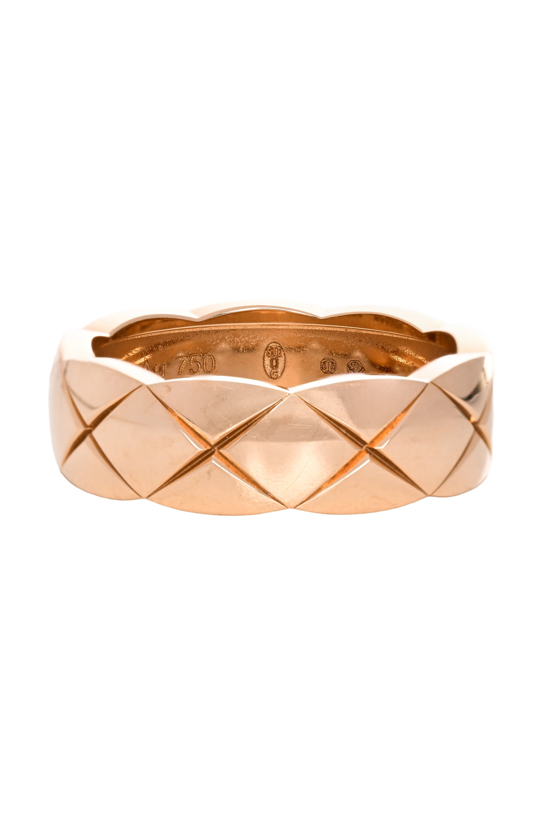 Chanel Size 8 2026 18K Beige Gold Coco Crush Ring