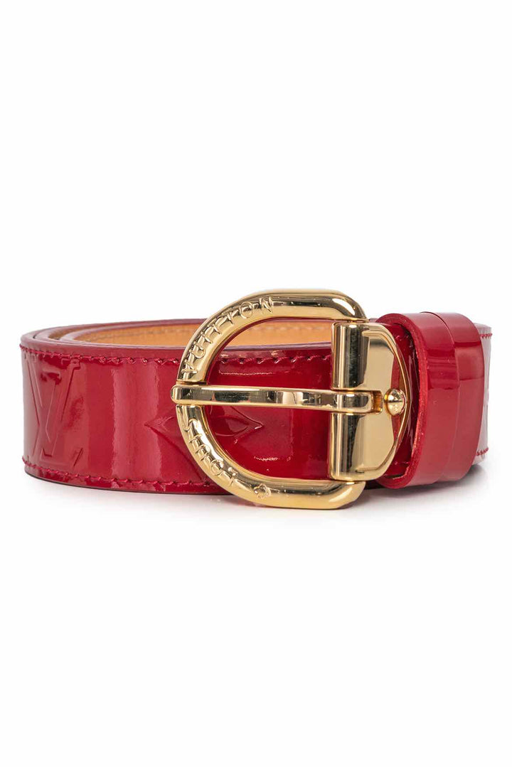 Louis Vuitton Size 32 Vernis Ceinture Monogram Belt