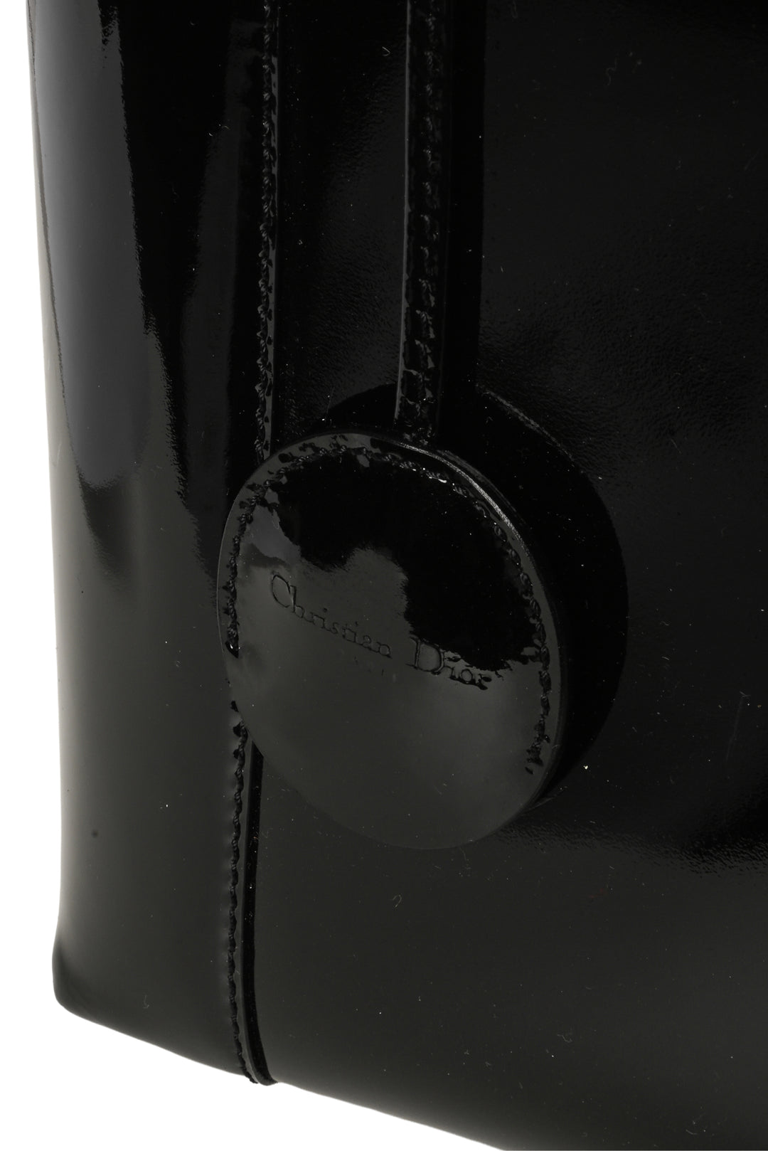Dior 2000 Malice Pearl Lady Patent Leather Bag