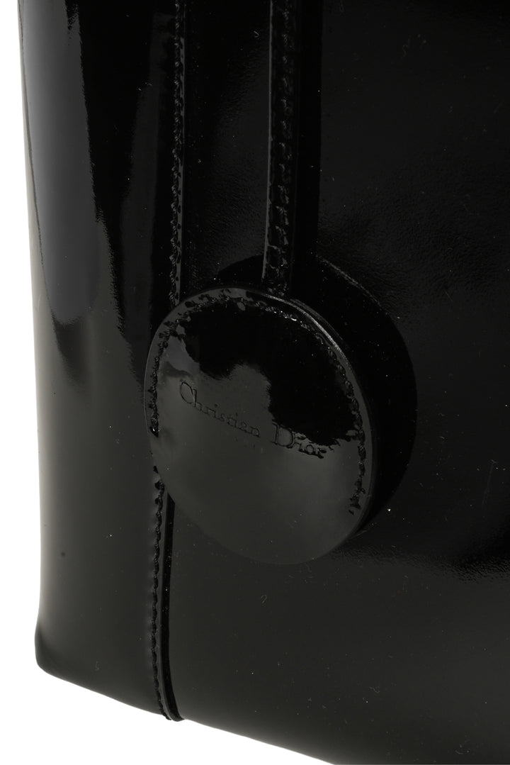 Dior 2000 Malice Pearl Lady Patent Leather Bag