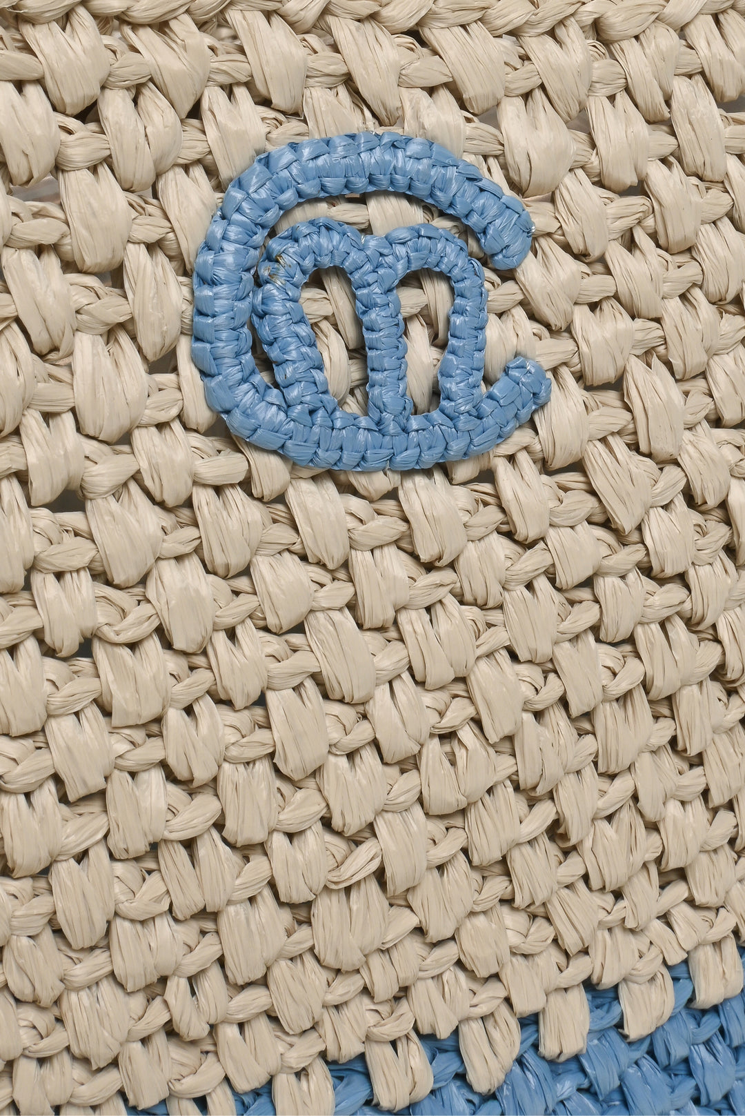 Mark Cross Leather & Raffia Tote