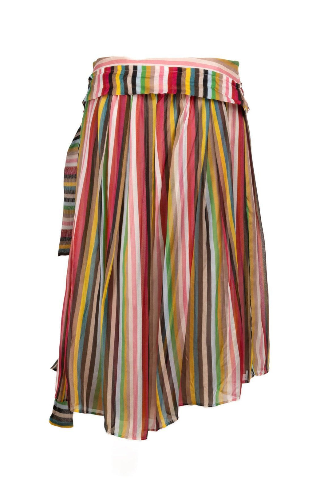 No. 21 Size 40 Striped Side Tie Skirt