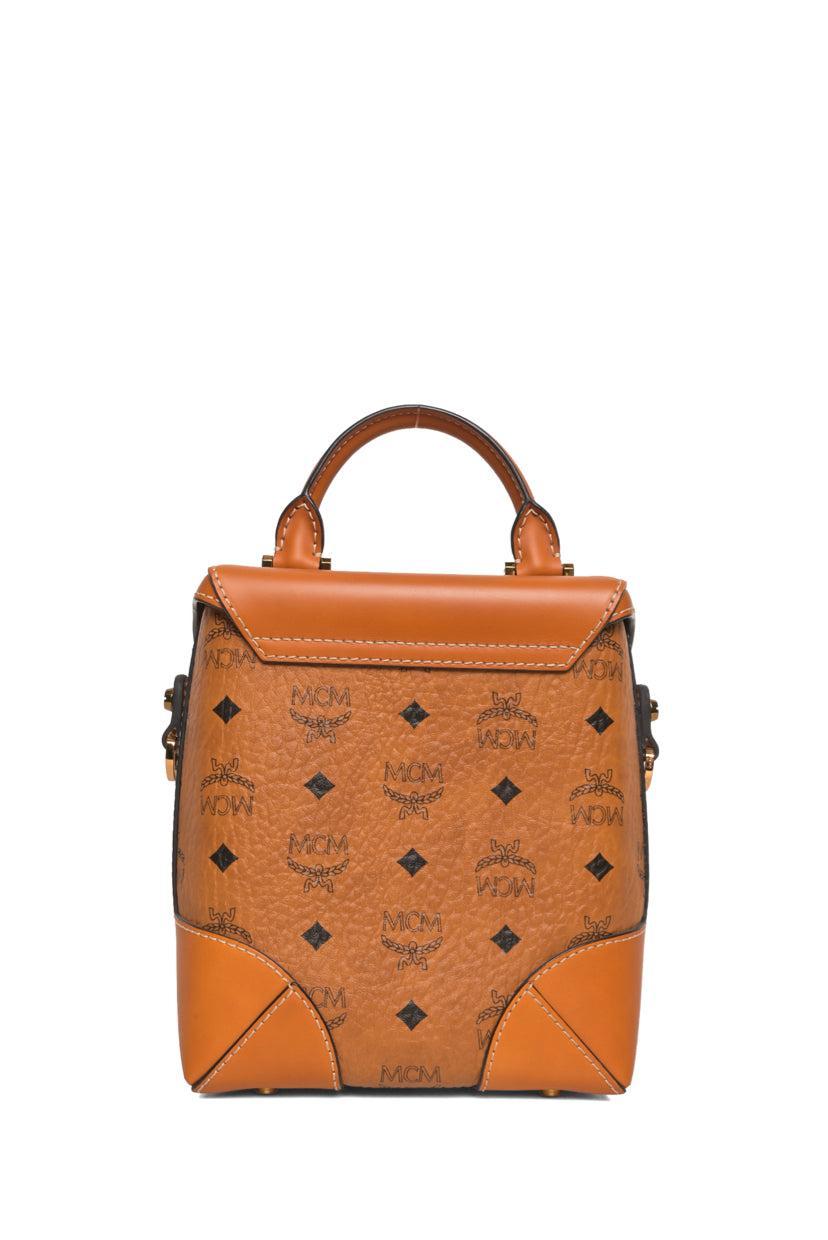 MCM Soft Berlin Visetos North/South Crossbody