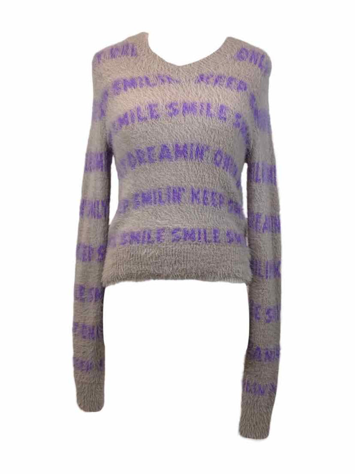 Stella Mccartney Size 40 Smile Graphic Sweater