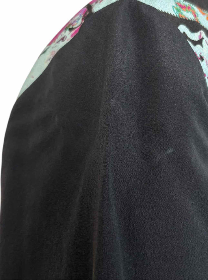 Etro Size 46 Floral Print Silk Dress