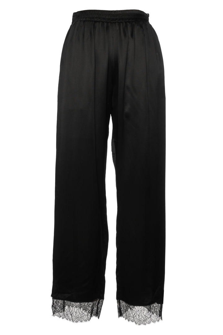 Burberry Size 6 Silk & Lace Pants
