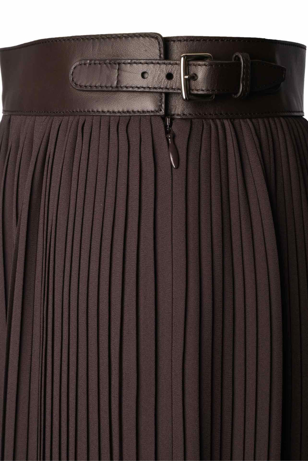 Hermes Size 36 Pleated Midi Skirt