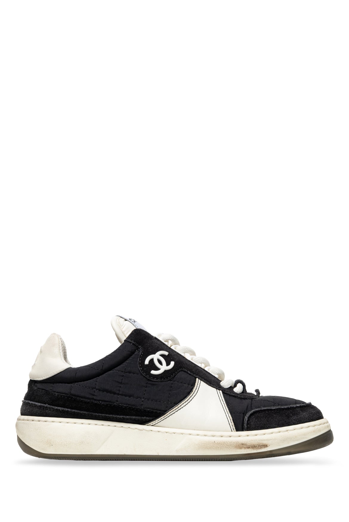 Chanel Size 36 Interlocking CC Quilted Sneaker - Luxury Used