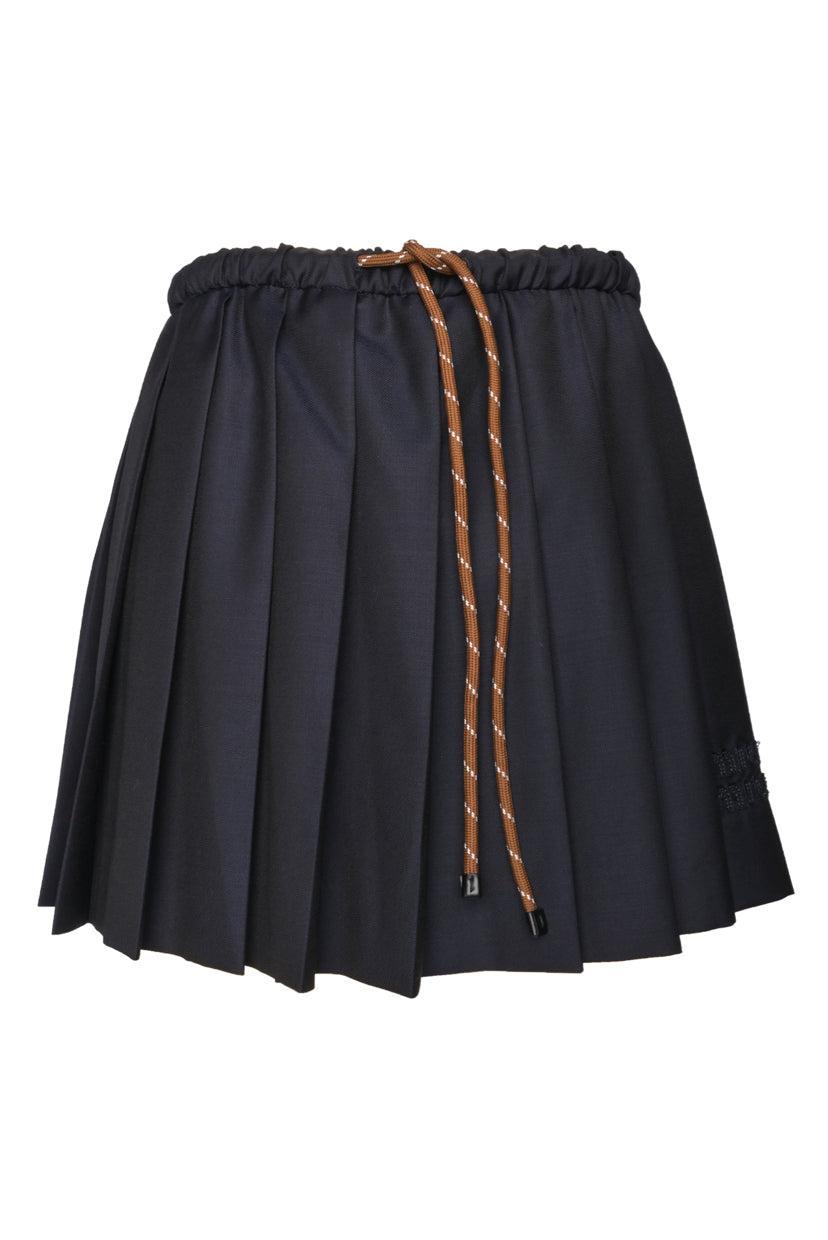 Miu Miu Size 42 2024 Pleated Batavia Skirt