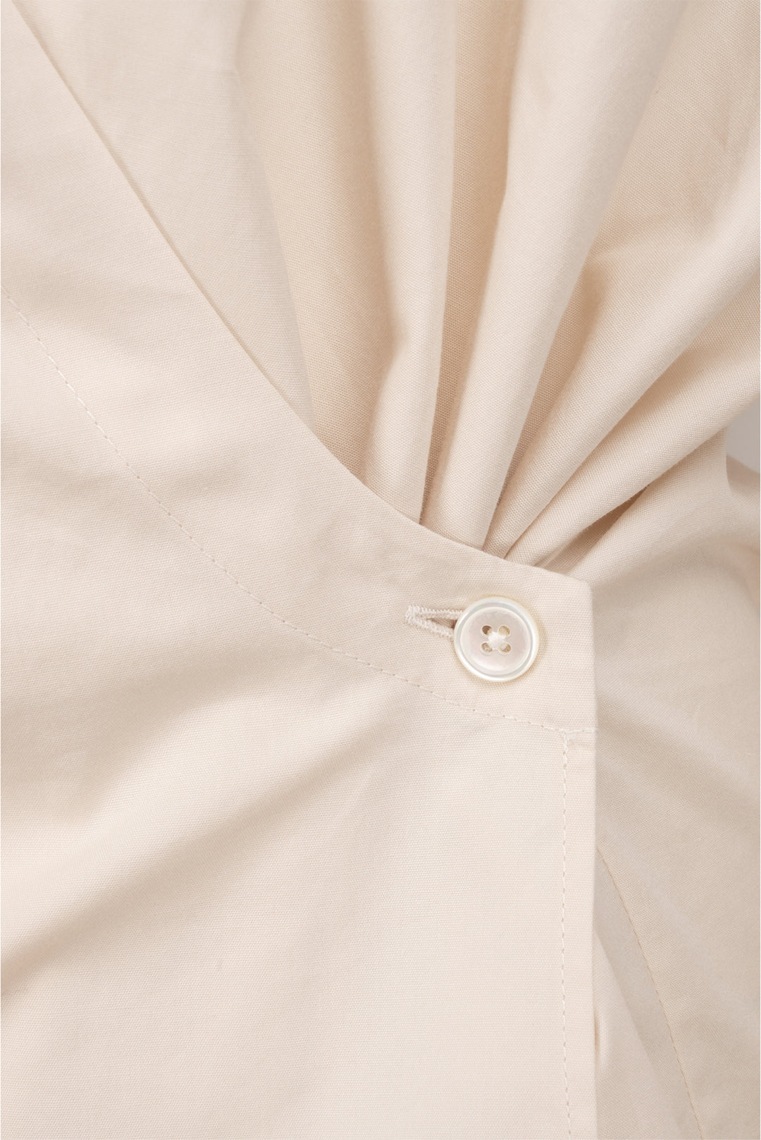 LEMAIRE Size 36 Straight Collar Twisted Shirt