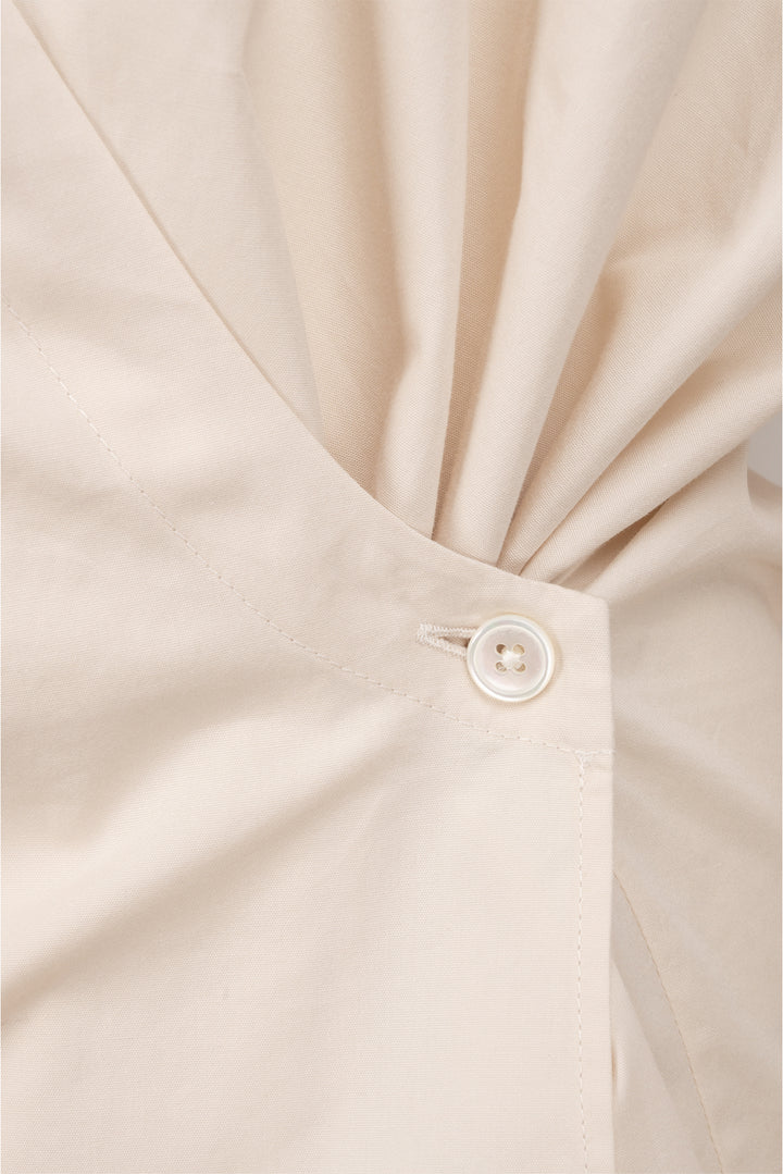 LEMAIRE Size 36 Straight Collar Twisted Shirt