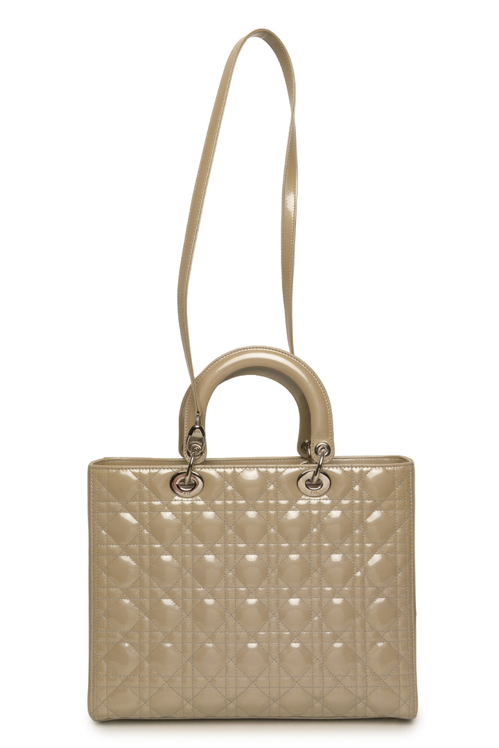 Dior 2012 Cannage Large Lady Dior Bag