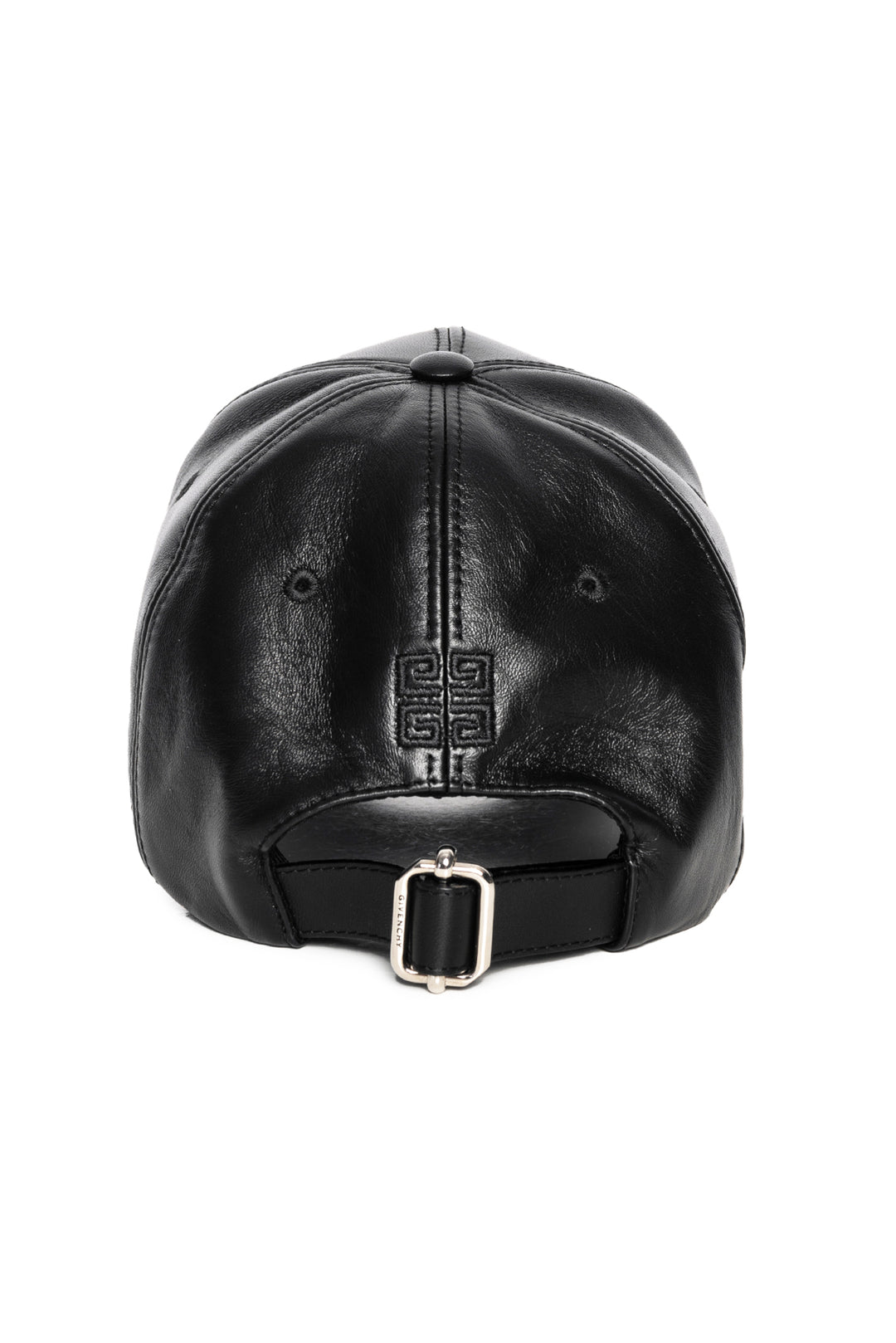 Givenchy Size OS Men's Leather Logo Baseball Cap Hat