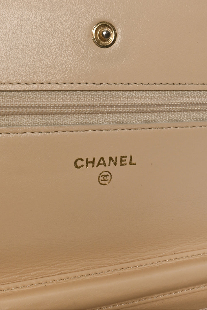 Chanel 2012 Caviar Timeless Wallet on Chain