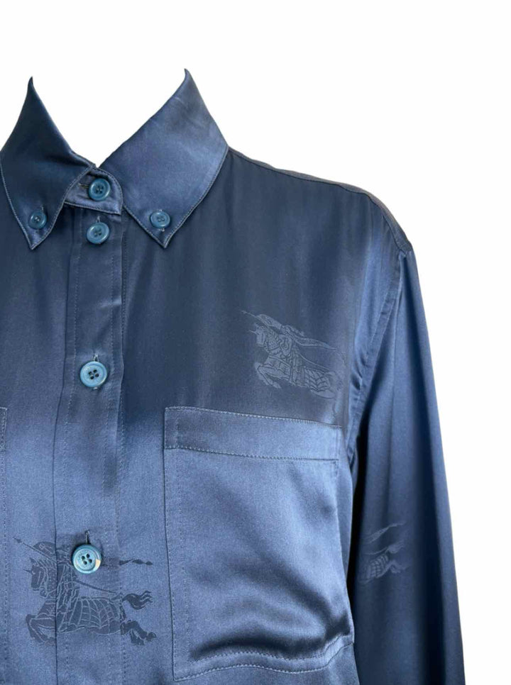 Burberry London Size 4 Logo Silk Suit