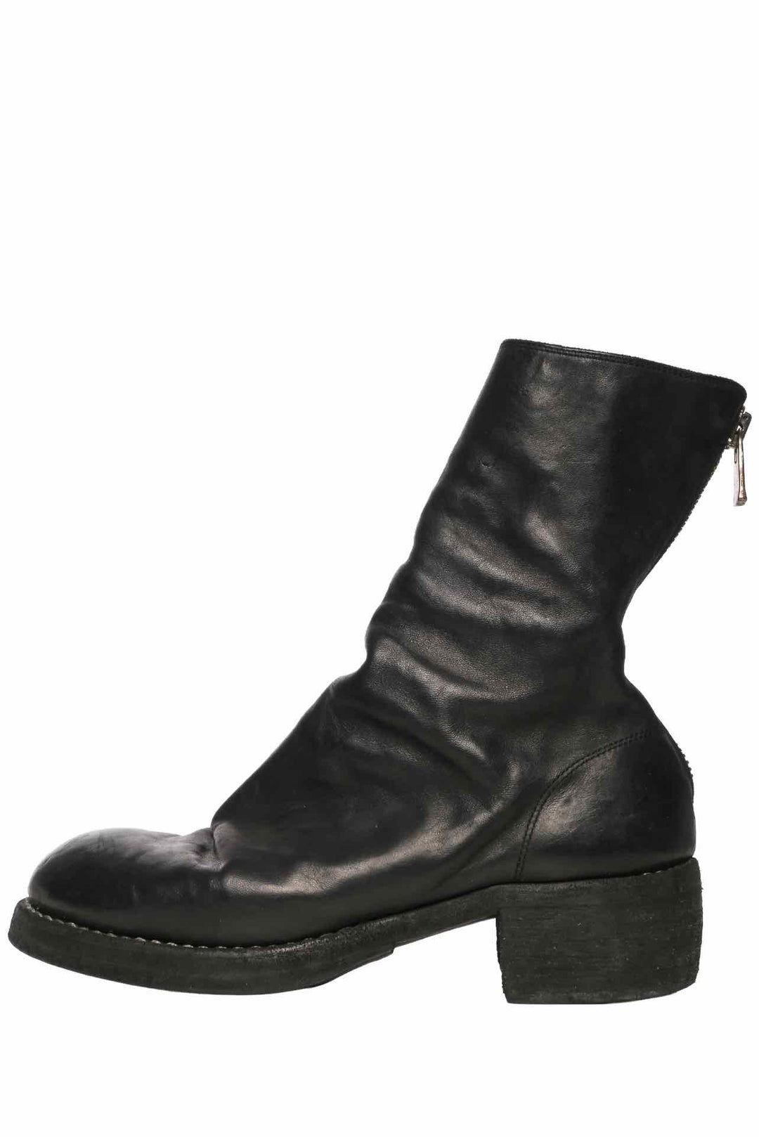 GUIDI Size 37 Back Zip Boots