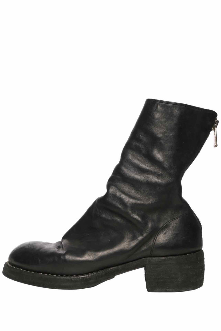 GUIDI Size 37 Back Zip Boots