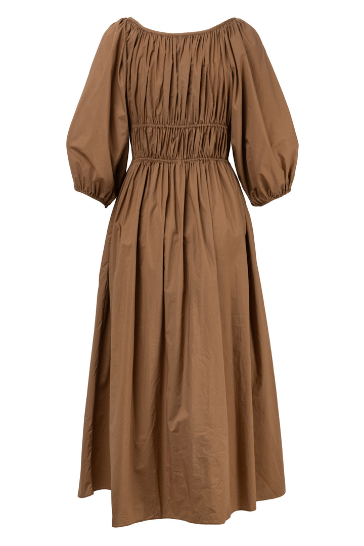 Matteau Size 6 Ruched Maxi Dress