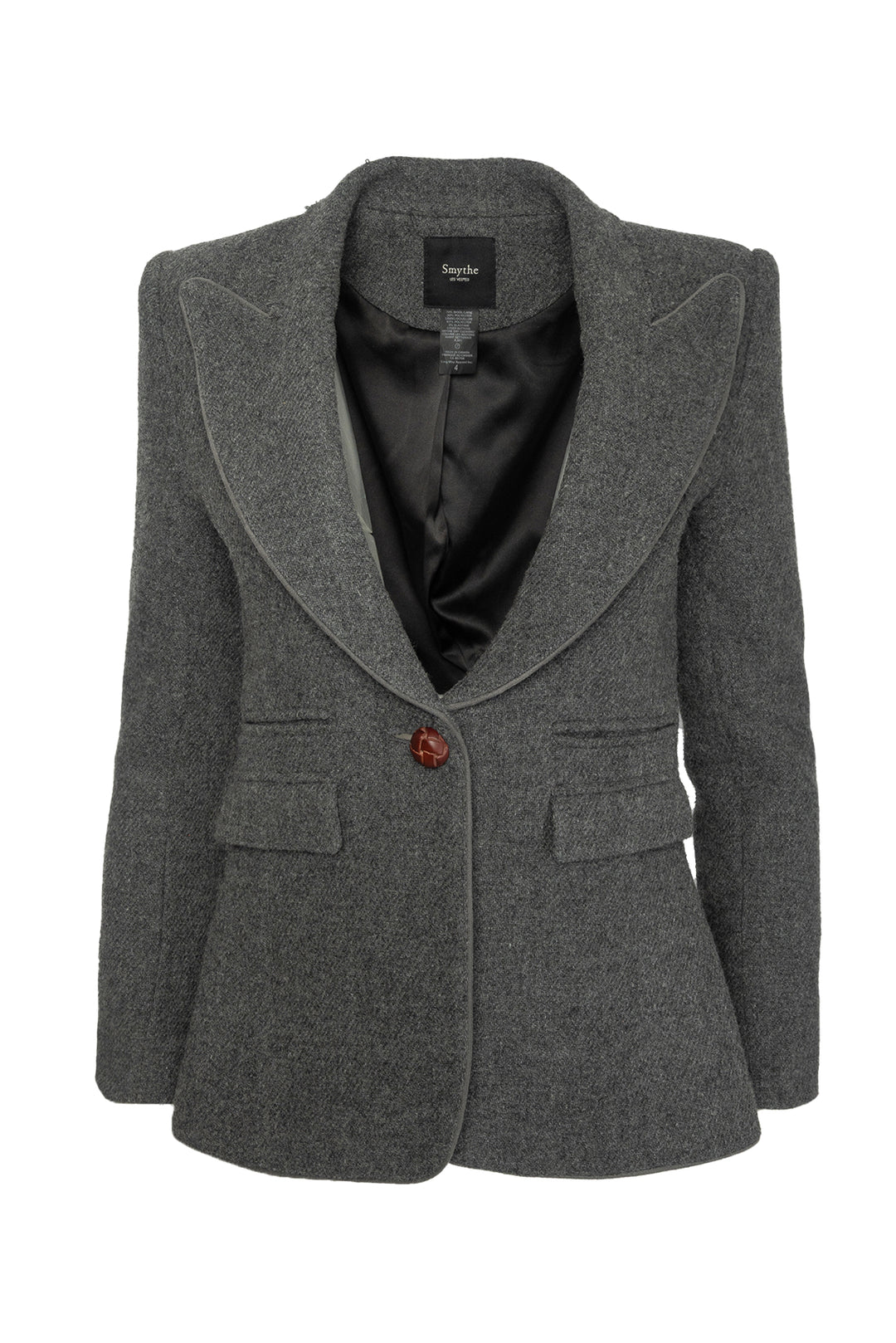 Smythe Size 4 Single Breasted Blazer