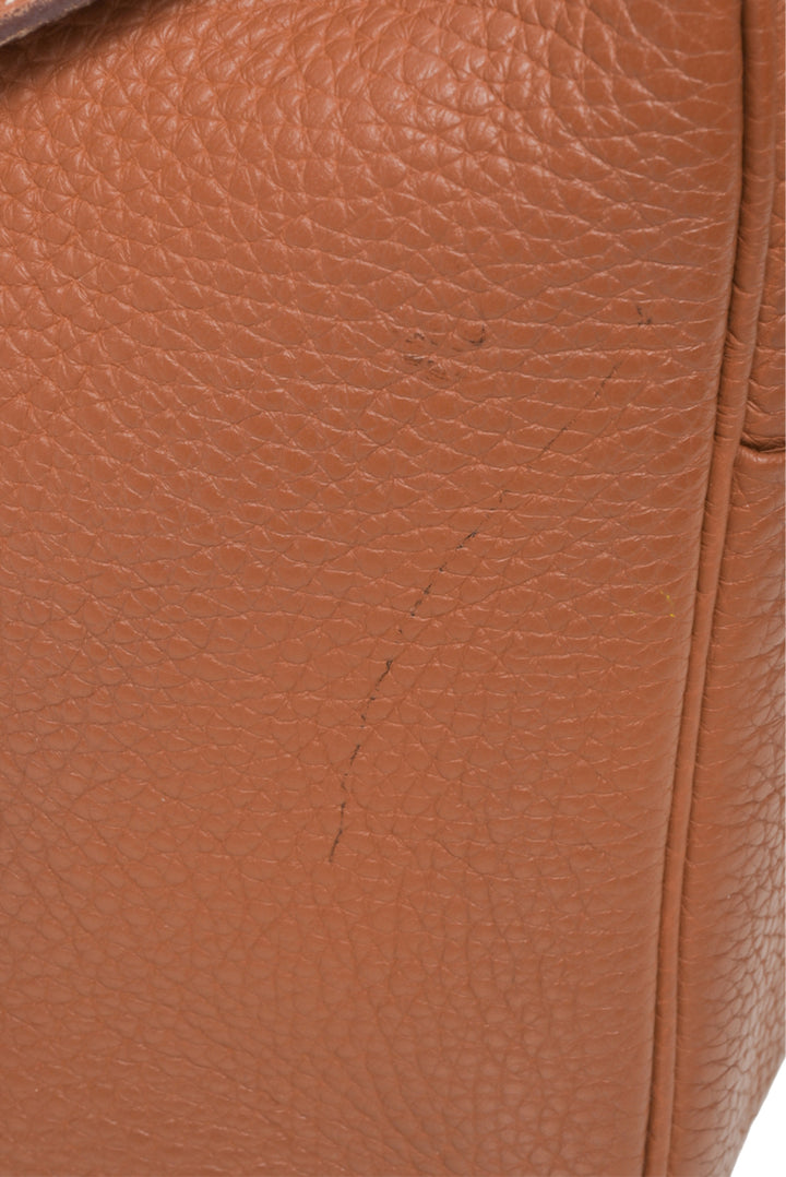 Hermes 2017 Gold Taurillon Clemence Lindy 30