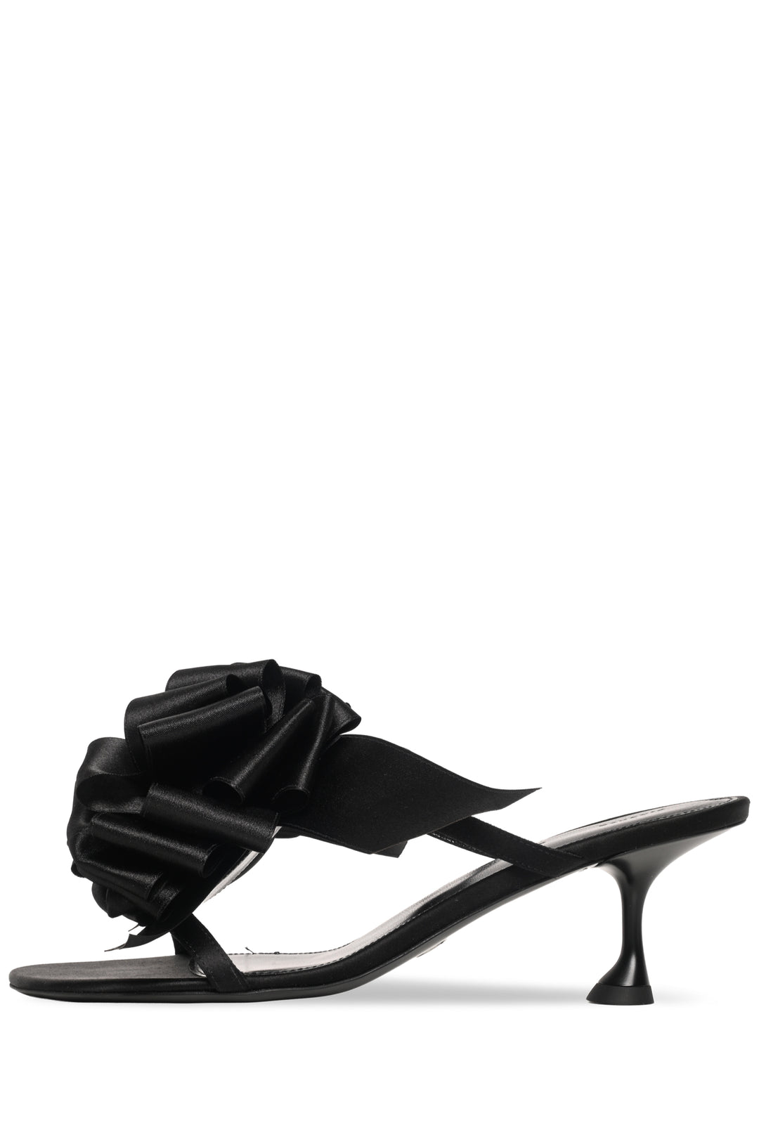 Proenza Schouler Size 38 Tee Souvenir Bow-Detailed Satin Sandals