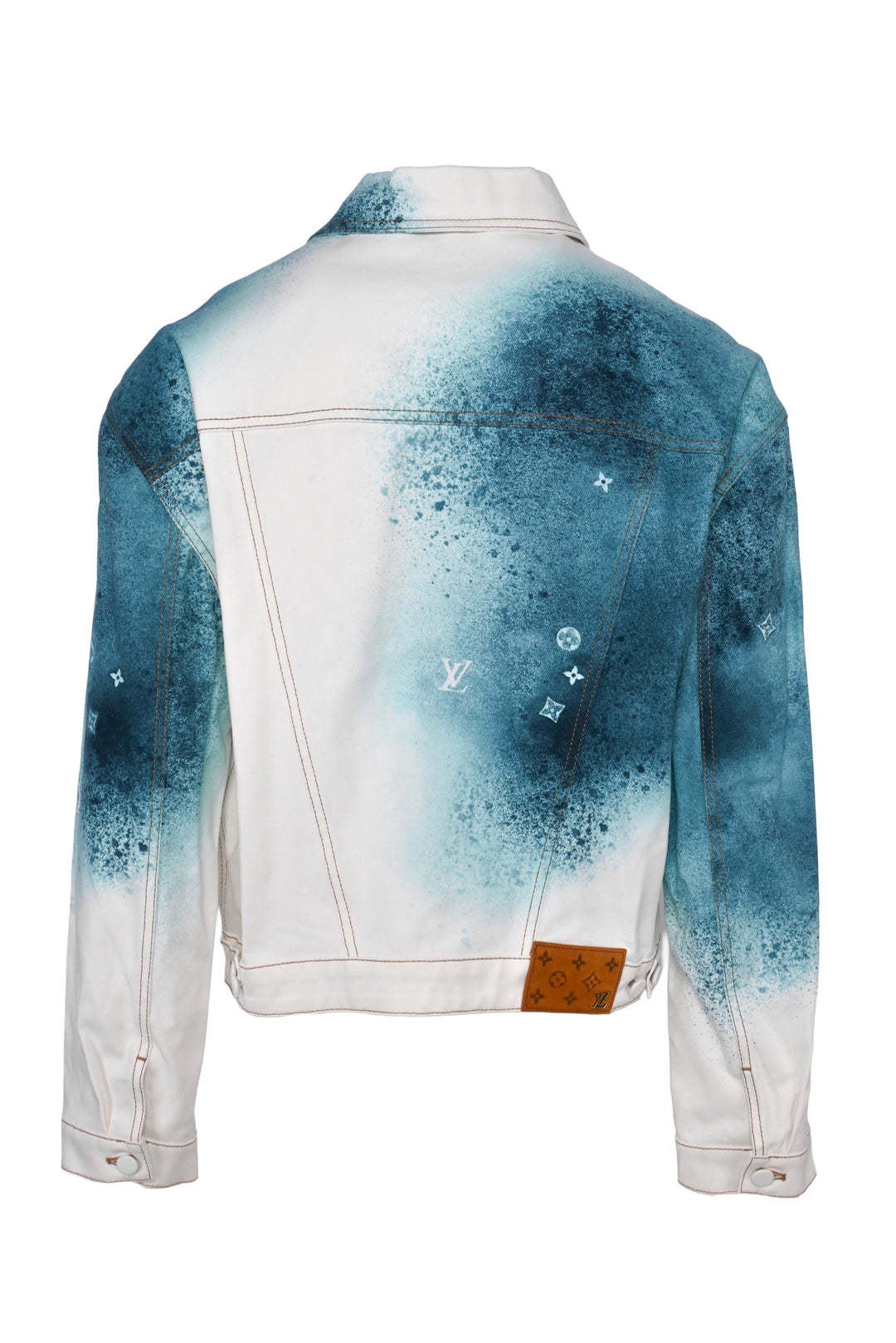 Louis Vuitton Size 50 Men's 2021 Spray Denim Jacket