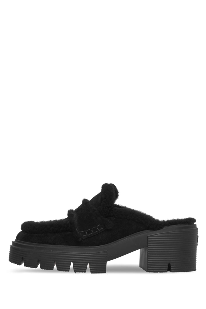 Stuart Weitzman Size 38.5 Soho Chill Shearling Lined Mules
