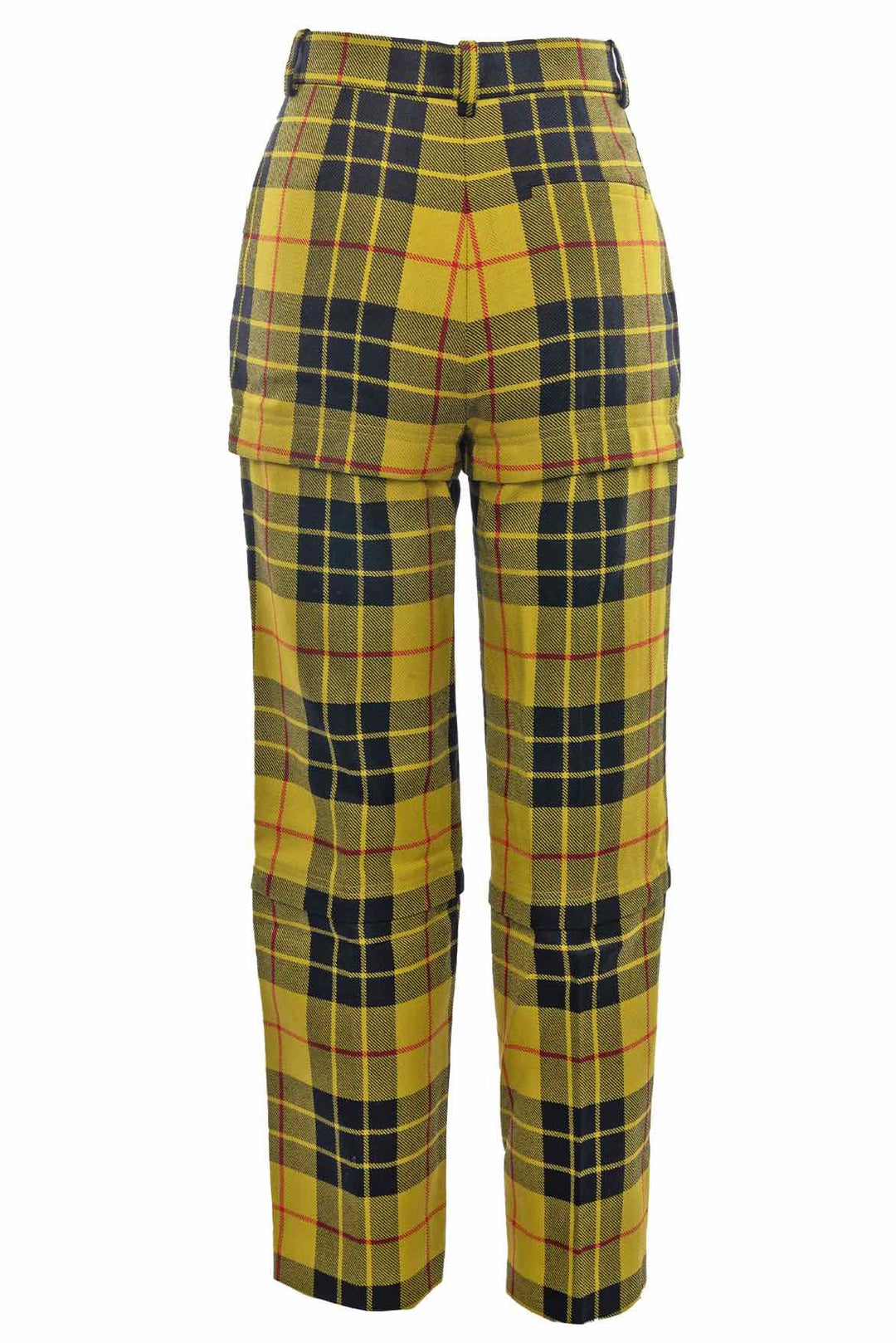 Balenciaga Size 38 Zipped Meleod Tartan Pants