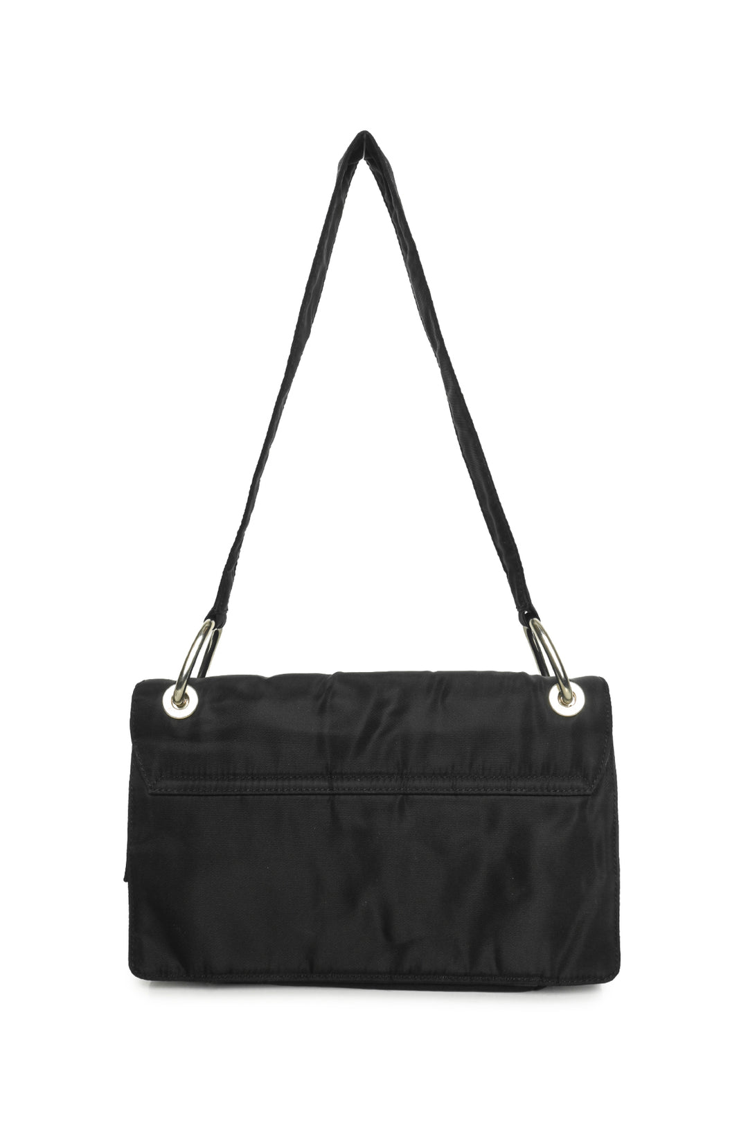 Prada Vintage Tessuto Nylon Flap Shoulder Bag