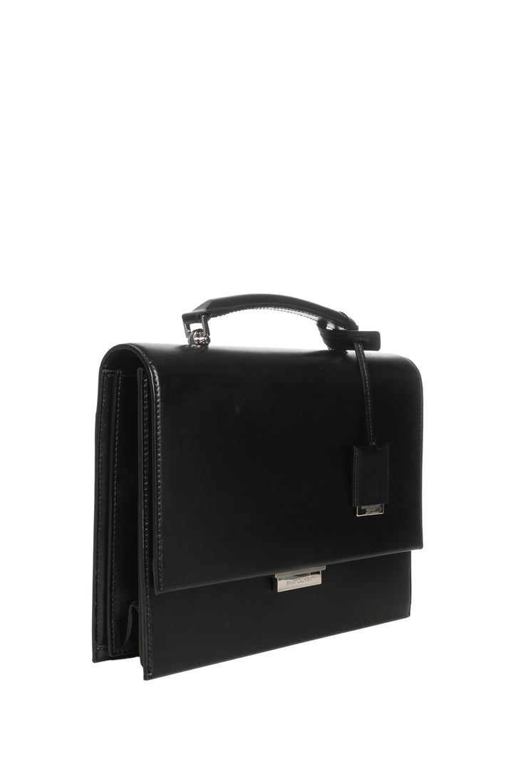 Saint Laurent 2017 Leather Top Handle Babylone Satchel