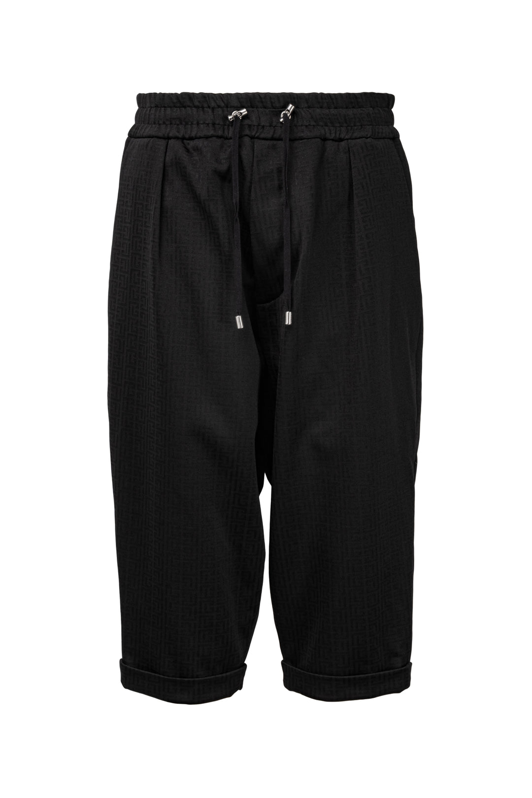 Balmain Size 46 Men's Monogram Long Shorts