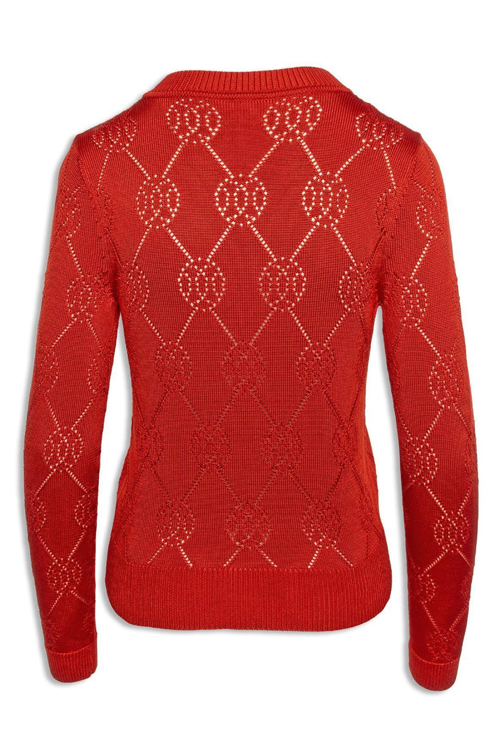 Hermes Size 36 H-Lift Patterned Cardigan