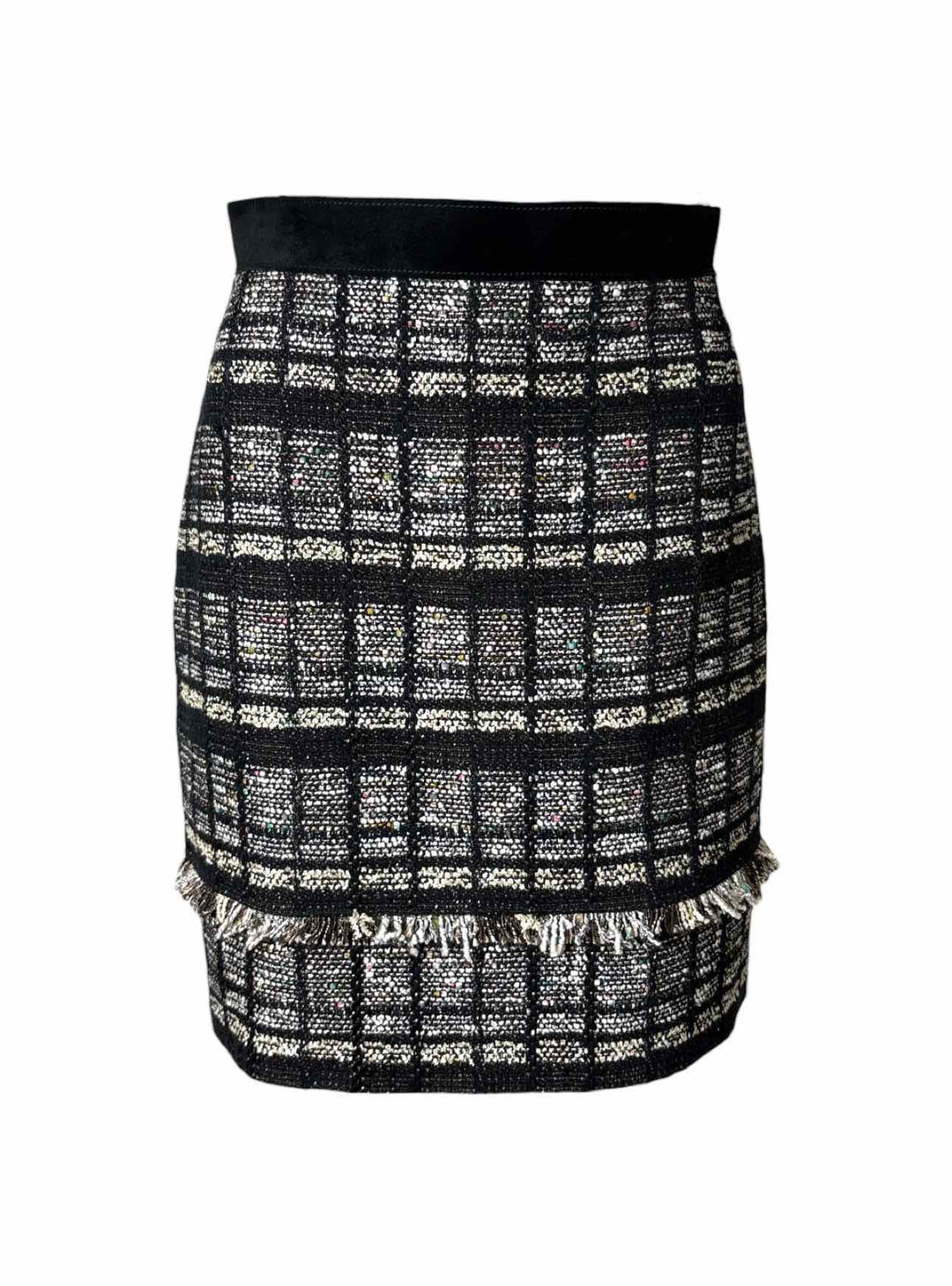 Proenza Schouler Size 6 Cotton Tweed Blend Skirt
