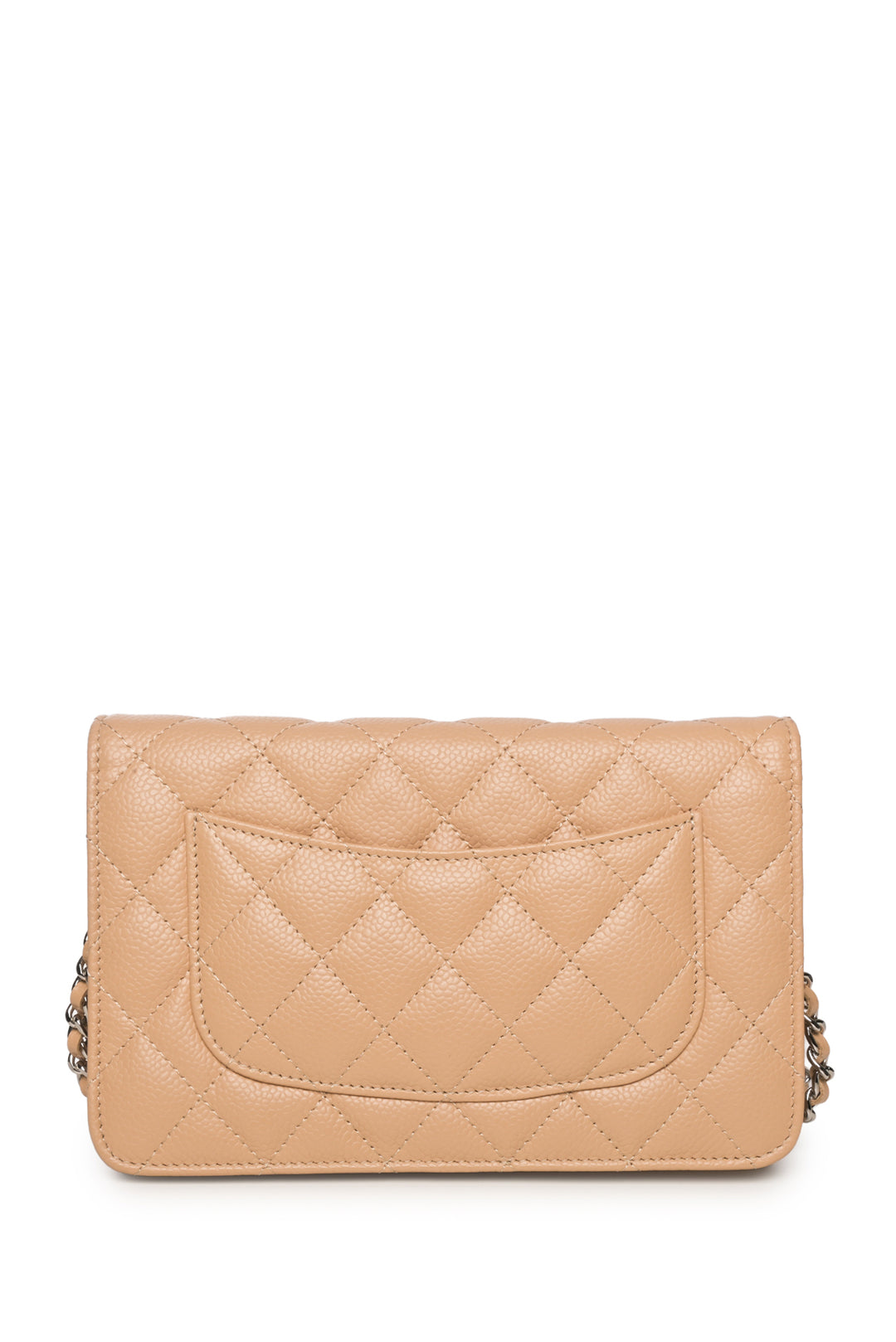 Chanel Quilted Caviar Wallet on Chain