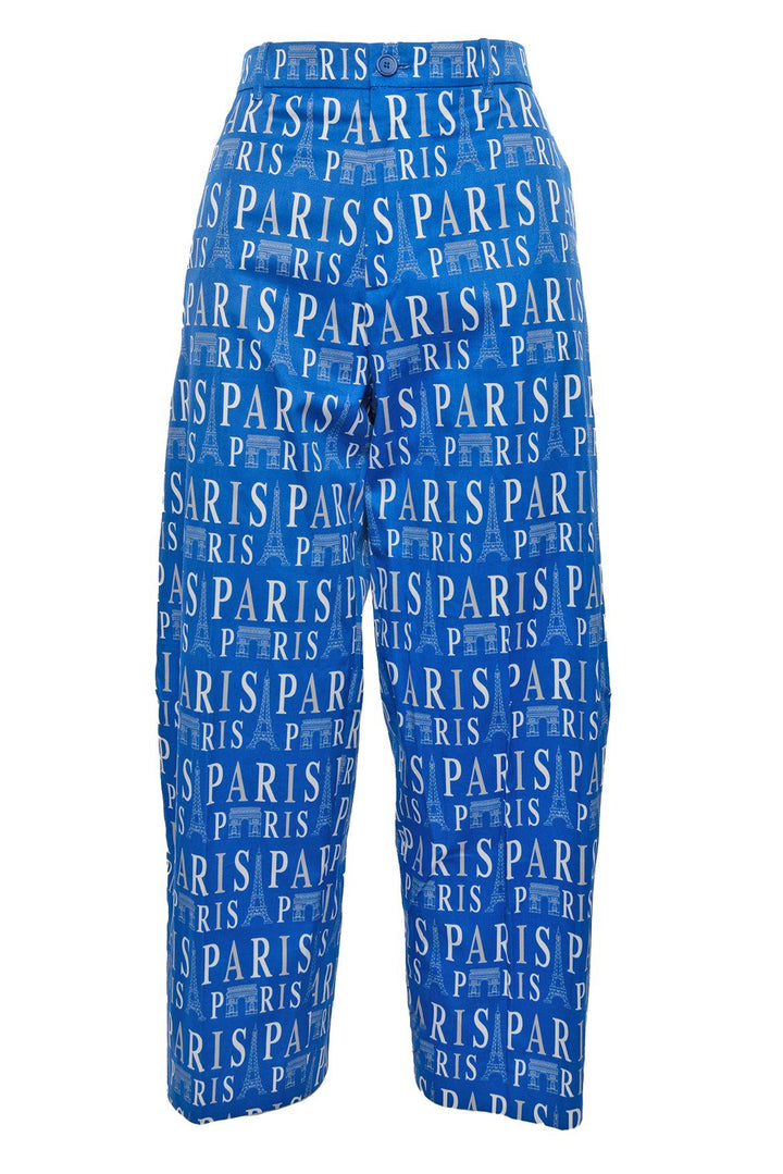 Balenciaga Size 38 Paris Print Men's Pants