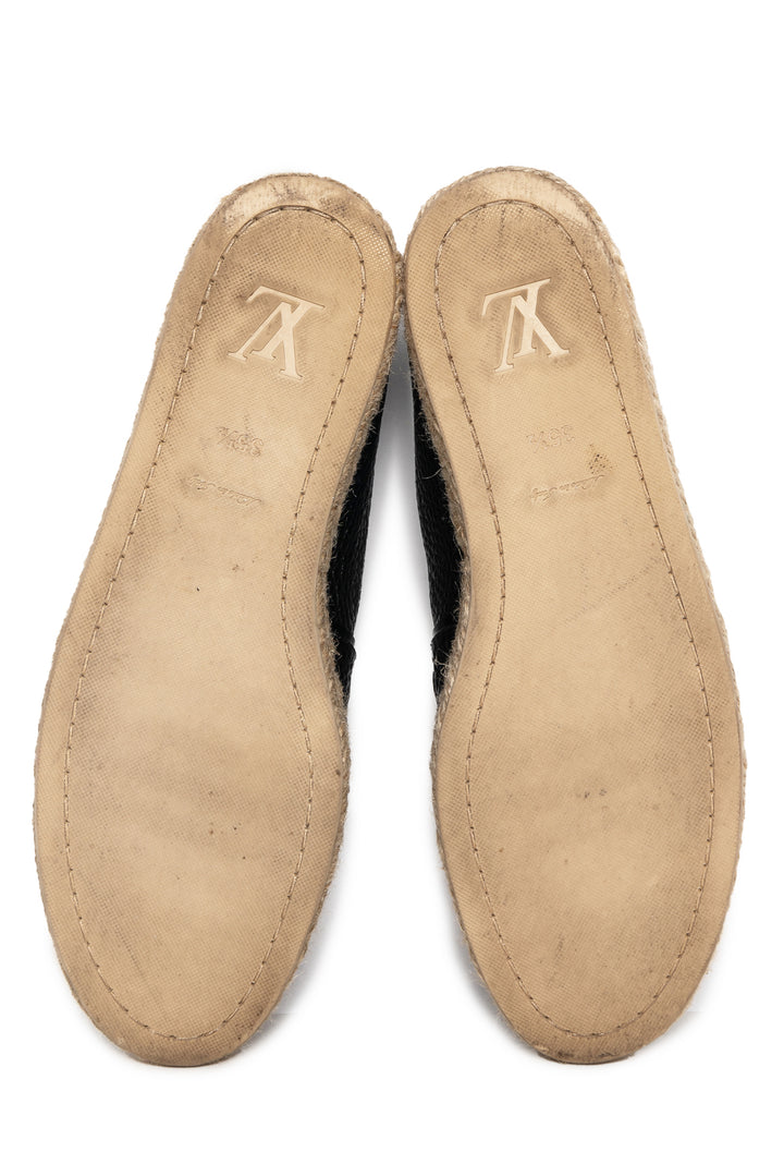 Louis Vuitton Size 35.5 Espadrille Slip Ons