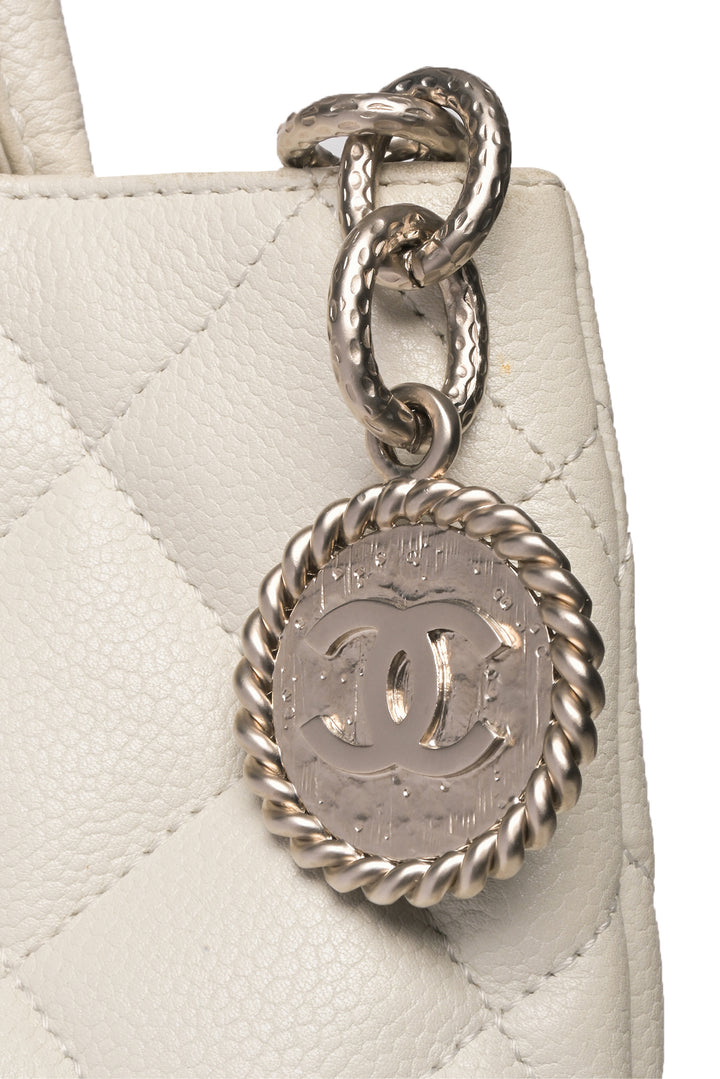 Chanel 2008-2009 Quilted Caviar Medallion Tote