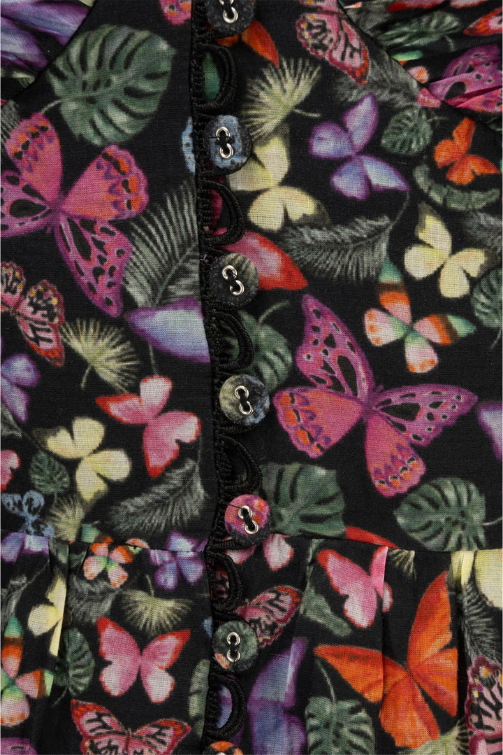 Charo Ruiz Size S Butterfly Mini Dress