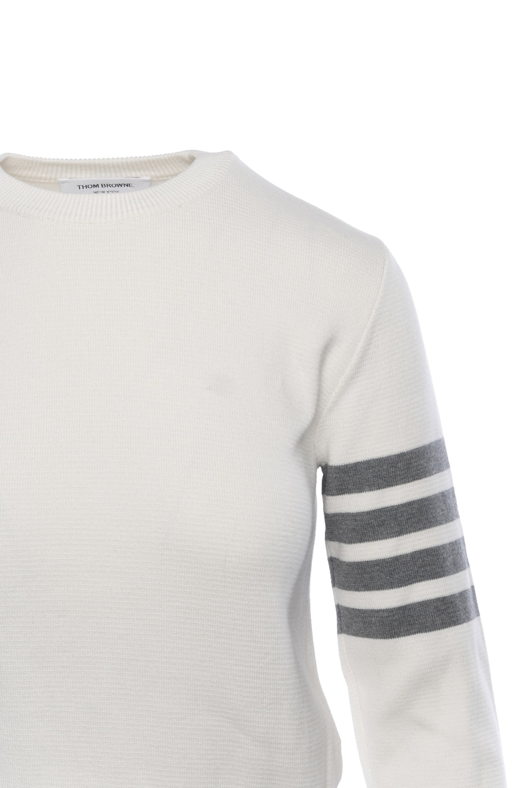 Thom Browne Size 38 4 Bar Classic Milano Stitch Pullover Sweater