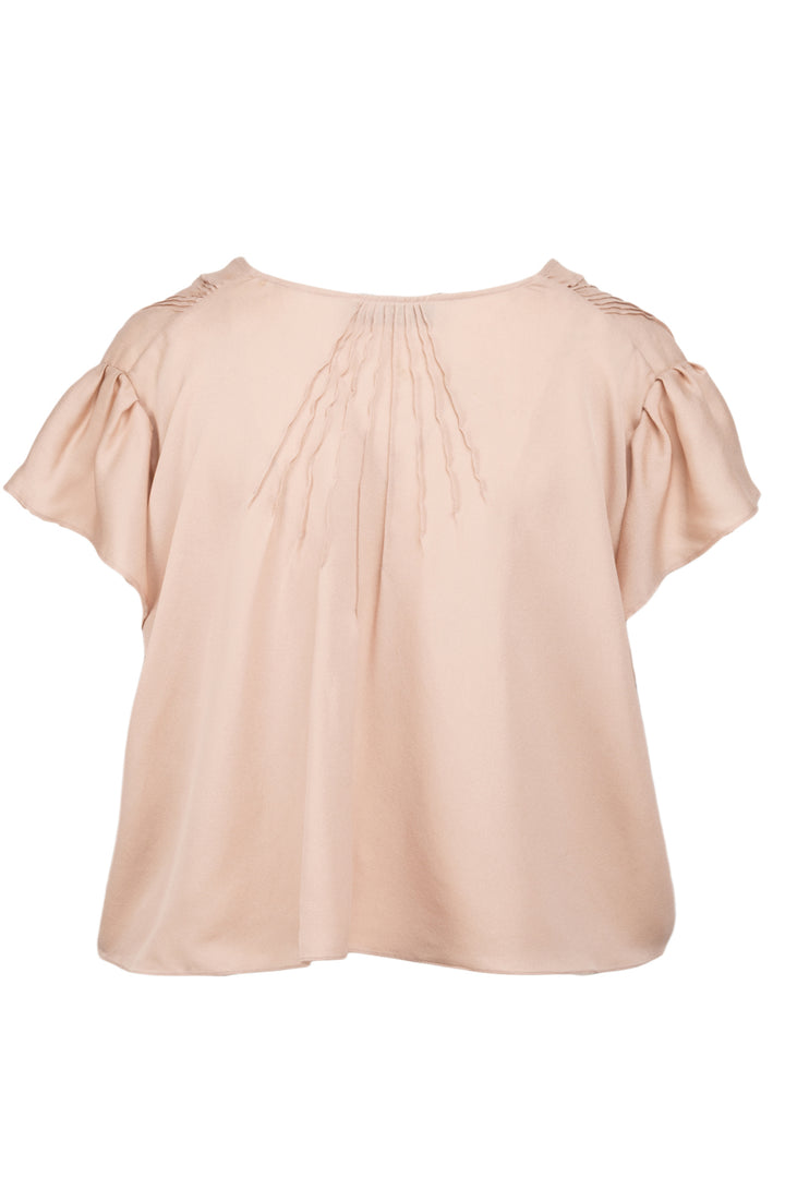 Stella Mccartney Size 38 Silk Frilly Blouse