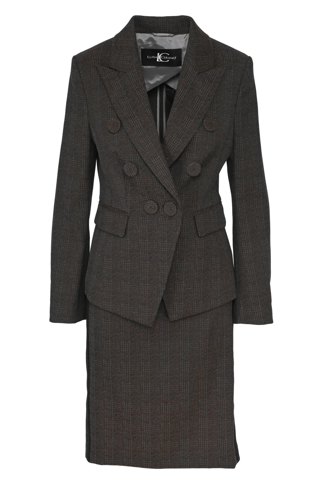 Luisa Cerano Size 8 Blazer & Skirt Set