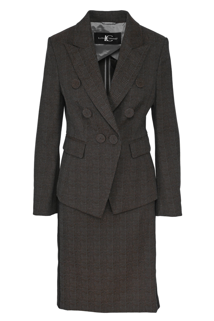 Luisa Cerano Size 8 Blazer & Skirt Set