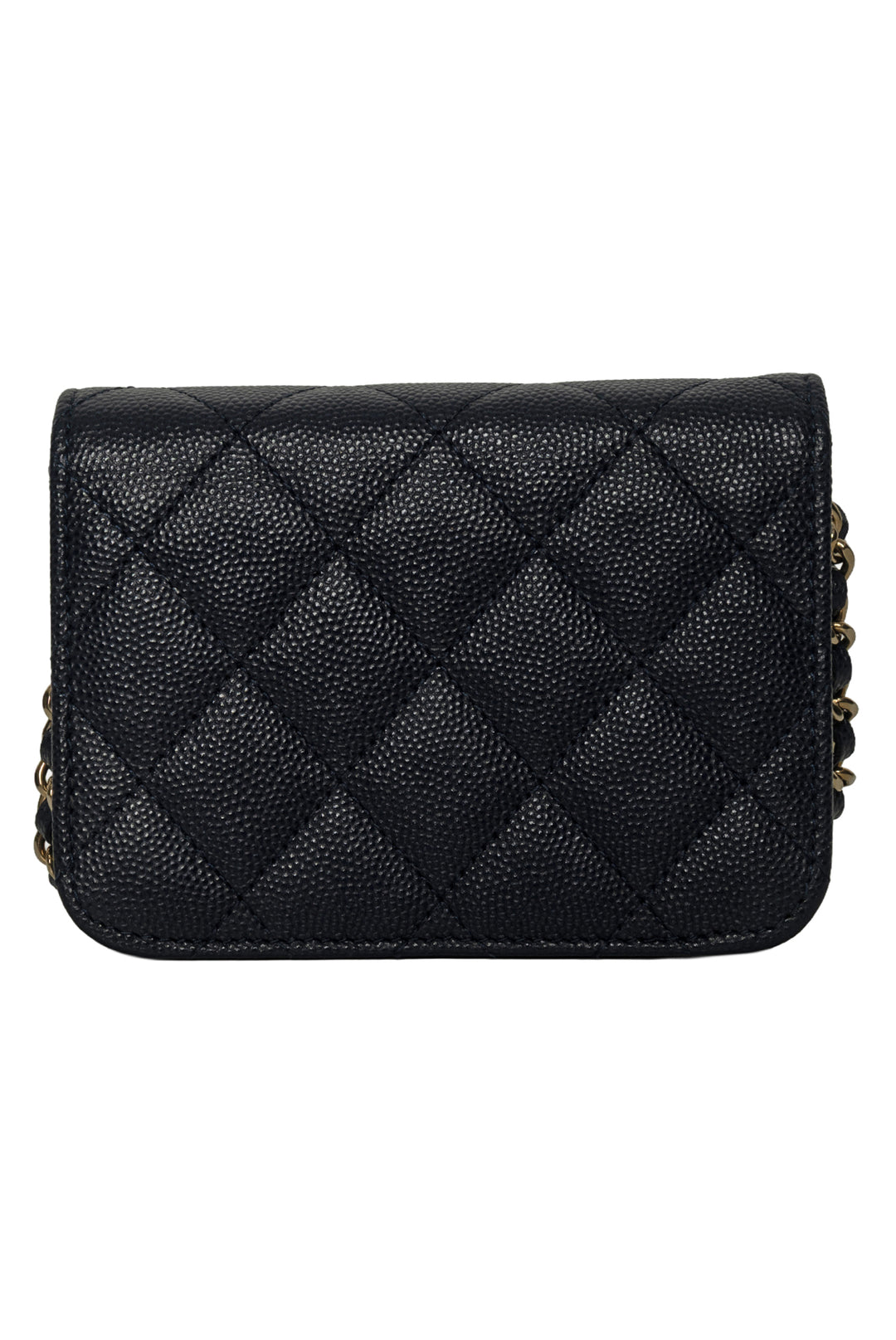 Chanel Caviar Classic Mini CC Cardholder on Chain