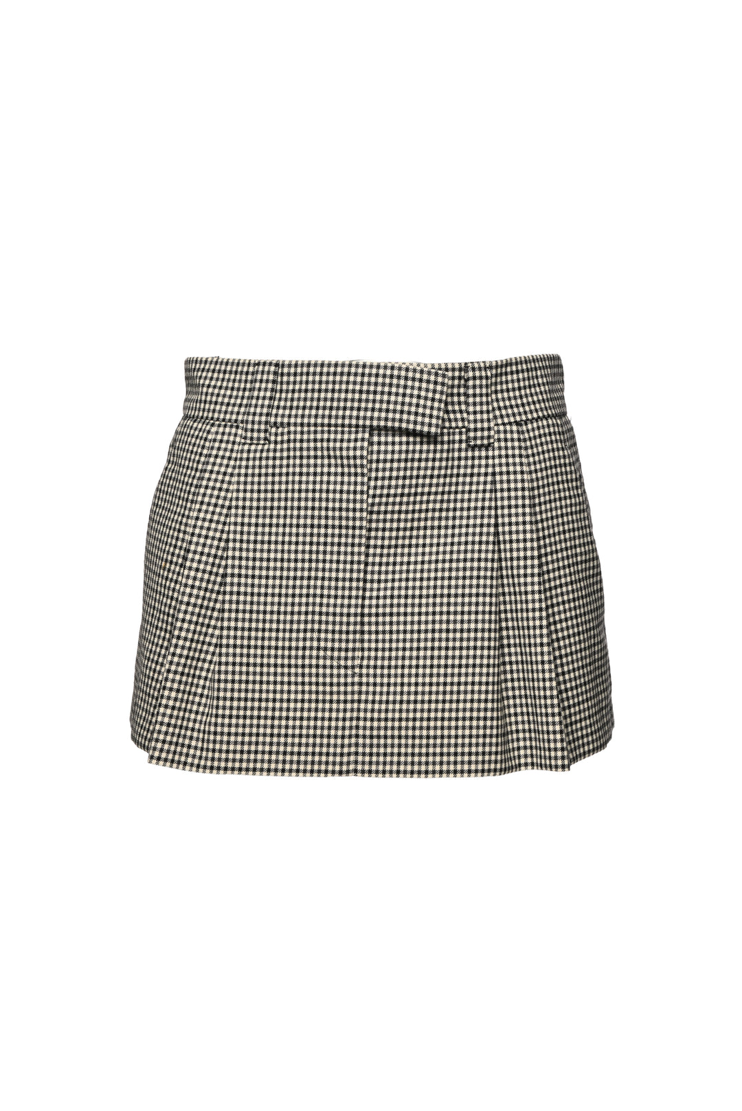 Miu Miu Size XS/S 2022 Houndstooth Check Blouson Jacket & Mini Skirt Set