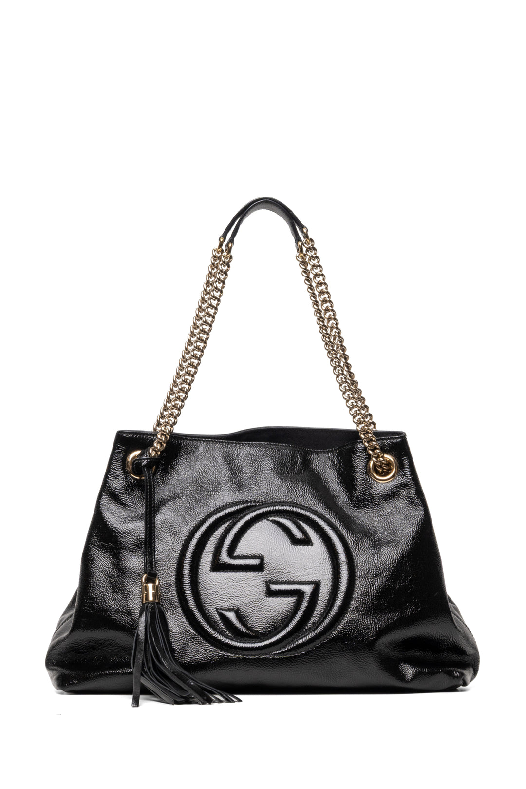 Gucci Medium Patent Soho Chain Shoulder Bag