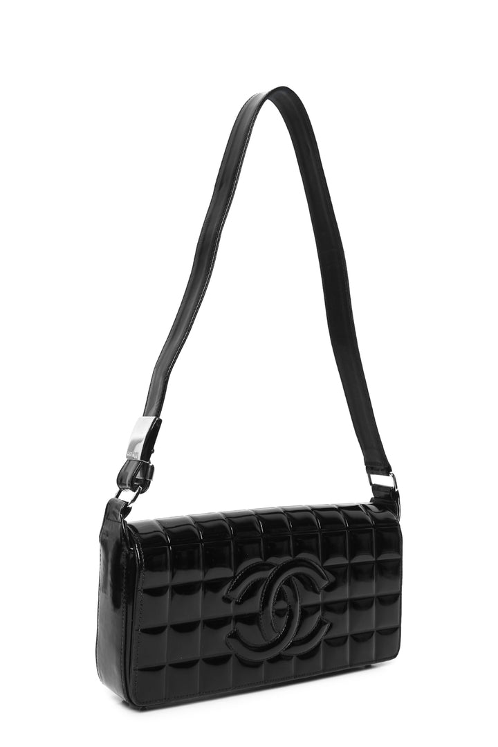 Chanel East West Chocolate Bar Shoulder Bag