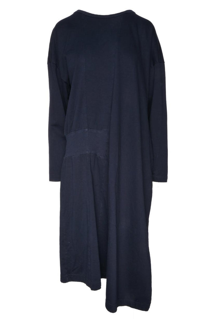 Y's Size 2 Long Sleeve Asymmetrical Midi Dress