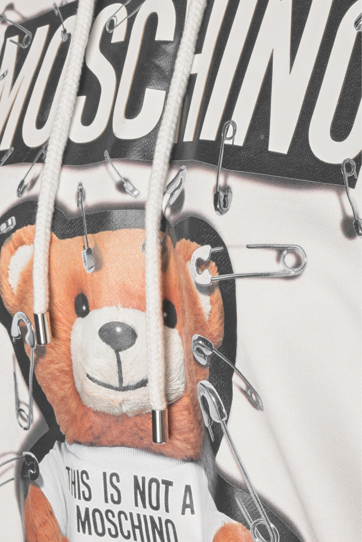 Moschino Size 6 Teddy Safety Pin Sweatshirt