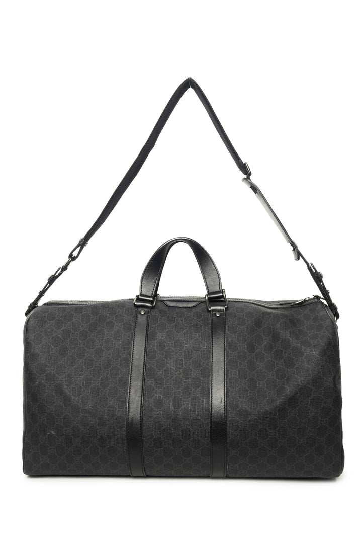 Gucci Duffle GG Supreme Canvas Carry-On Duffle Bag