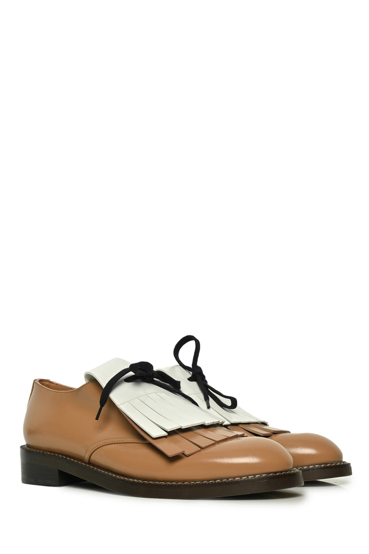 Marni Size 40 Kiltie Fringe Derby